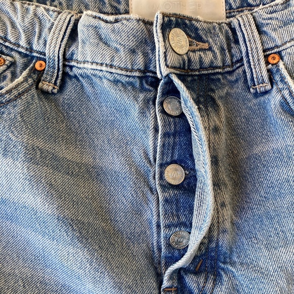 Mother Superior The Ditcher Crop Denim Jeans Leap At The Chance sz 27 - Picture 3 of 13